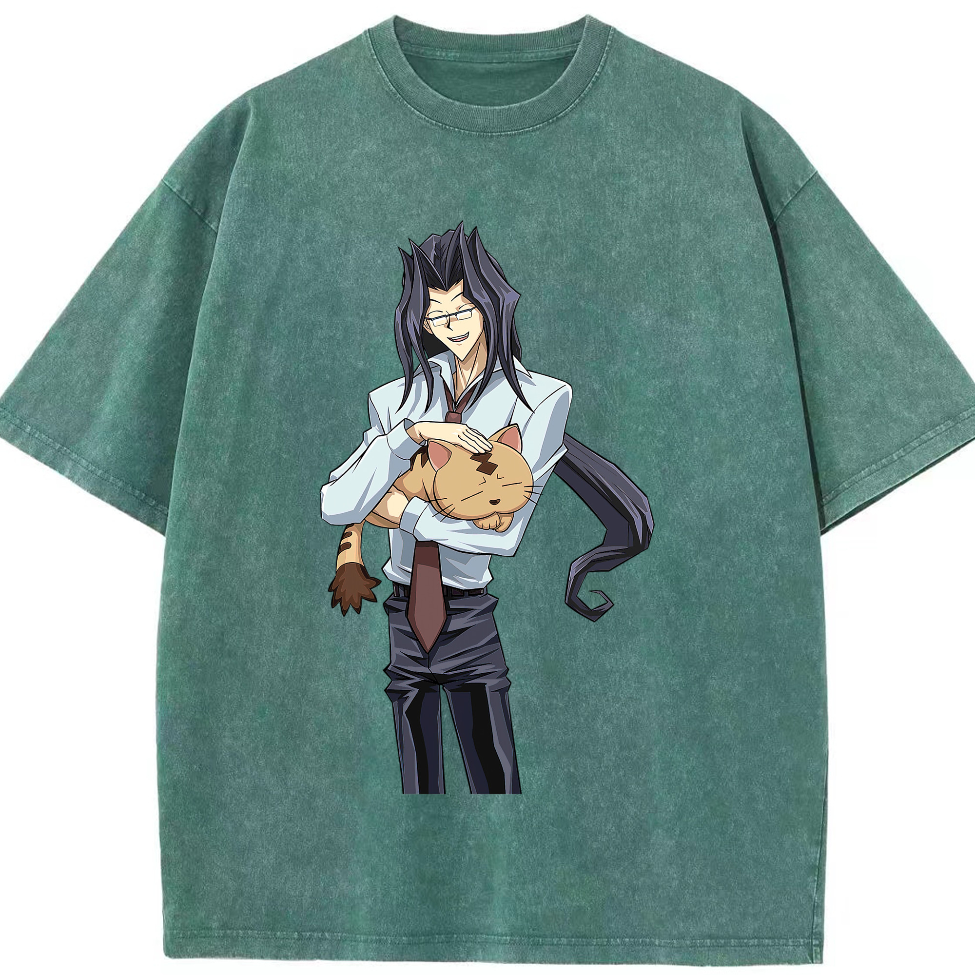 （画像用） 遊☆戯☆王 Yu-Gi-Oh! 綿100% ヴィンテージ風 半袖Tシャツ（フロントプリント）